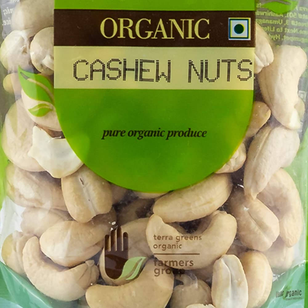Terra Greens Organic Cashew Nuts | Grocsy
