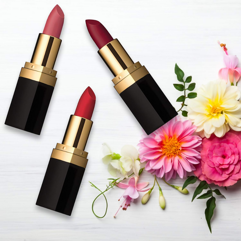 Iba Long Stay Matte Lipstick - M03 Toffee Brown | Grocsy