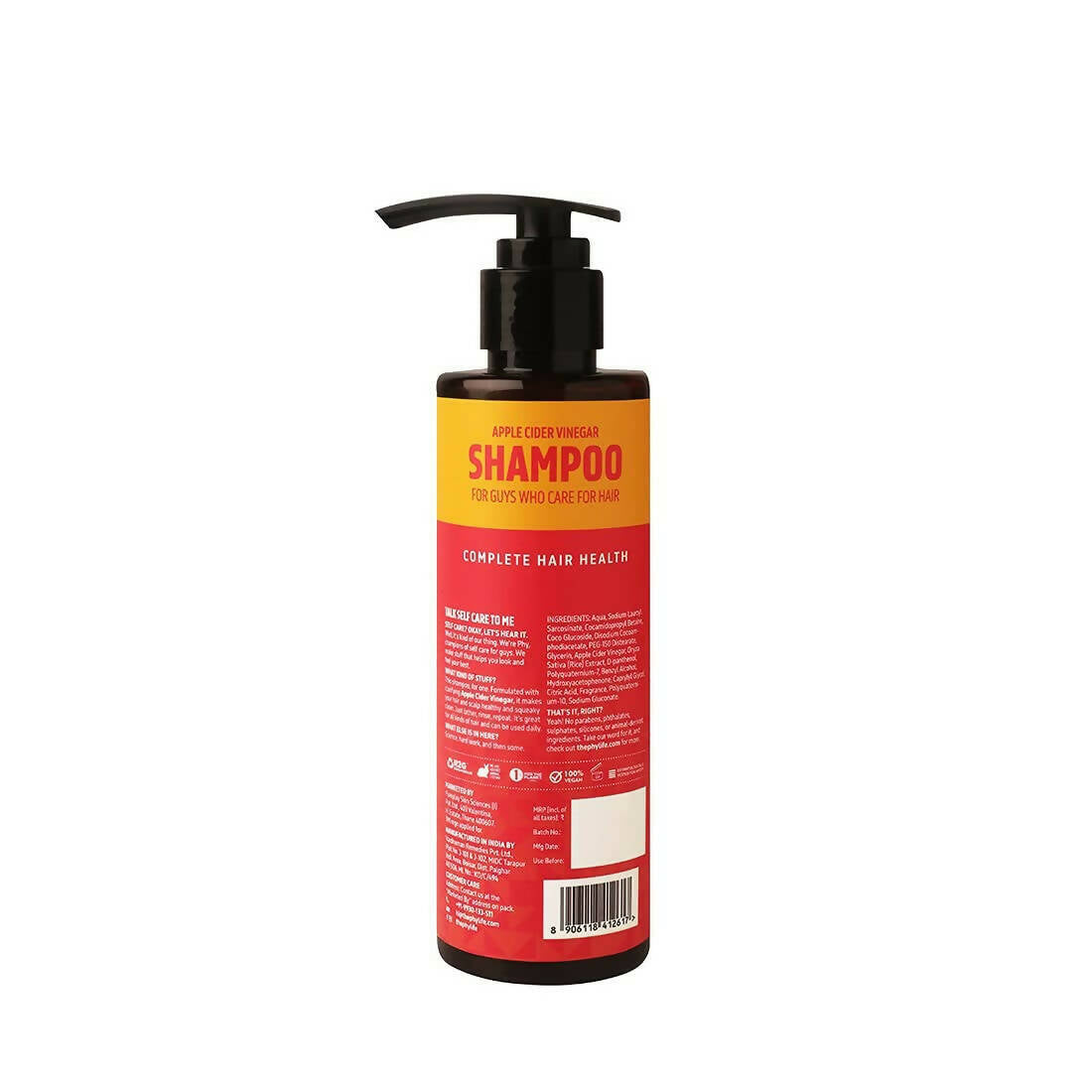 Phy Apple Cider Vinegar Shampoo For Men | Grocsy