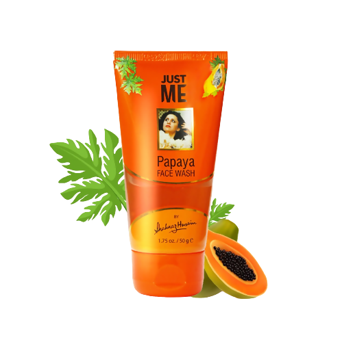 Just Me by Shahnaz Husain Papaya Face Wash | Grocsy