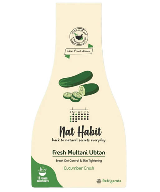 Nat Habit Cucumber Crush Fresh Multani Ubtan | Grocsy