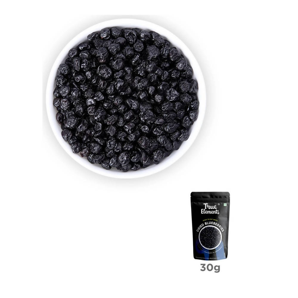 True Elements Dried Blueberries | Grocsy