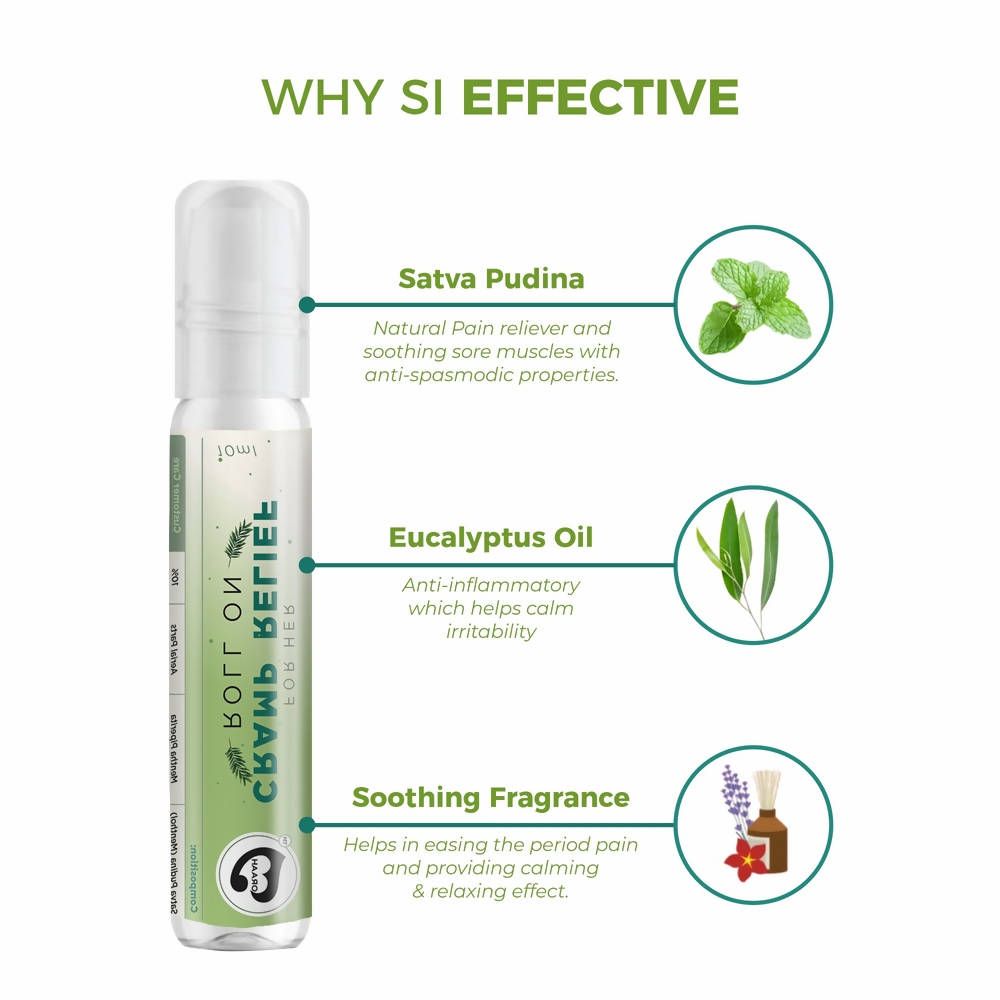 Oraah Cramp Relief Roll-On For Her | Grocsy