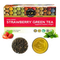 Teacurry Strawberry Green Tea Bags | Grocsy