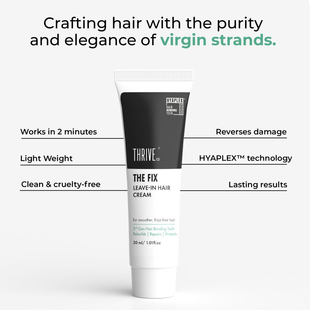 Thriveco The Fix Leave-in hair cream | Grocsy