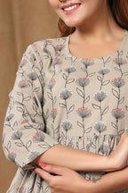 Miravan Women's Printed Short Kurti | Grocsy