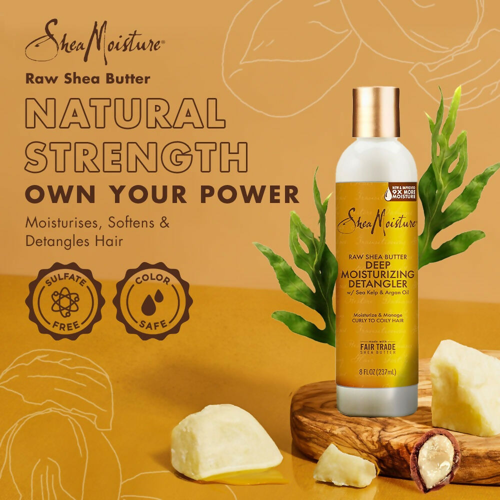 Shea Moisture Raw Shea Butter Deep Moisturizing Detangler Hair Cream | Grocsy