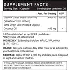 Inlife Vitamin D3 5000 IU Capsules Without Gelatin | Grocsy