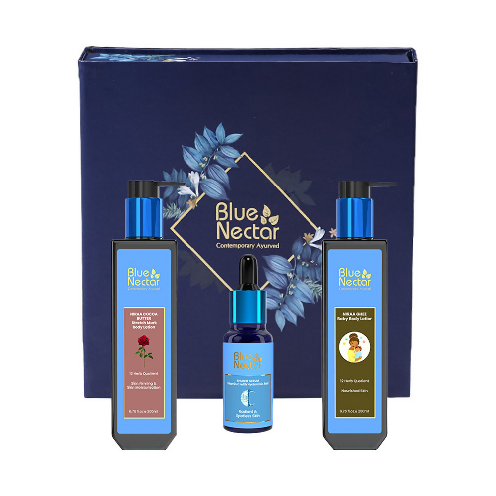 Blue Nectar Loving Mom & Baby Care Gift Set | Grocsy