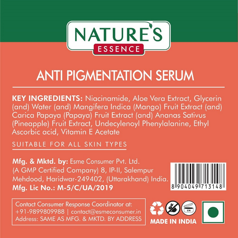 Nature's Essence Anti Pigmentation Serum with 10% Niacinamide | Grocsy