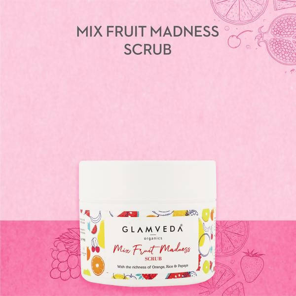 Glamveda Mix Fruit Scrub | Grocsy