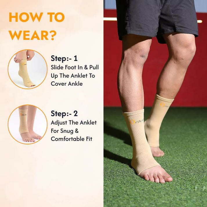 Orth-rem Ankle Stabilizer Foot Sleeve (Pair) | Grocsy
