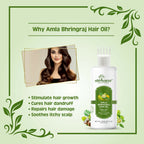 Earth Science Ayurveda Amla & Bhringraj Hair Oil | Grocsy