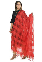 Mominos Fashion Red Window Dupatta | Grocsy