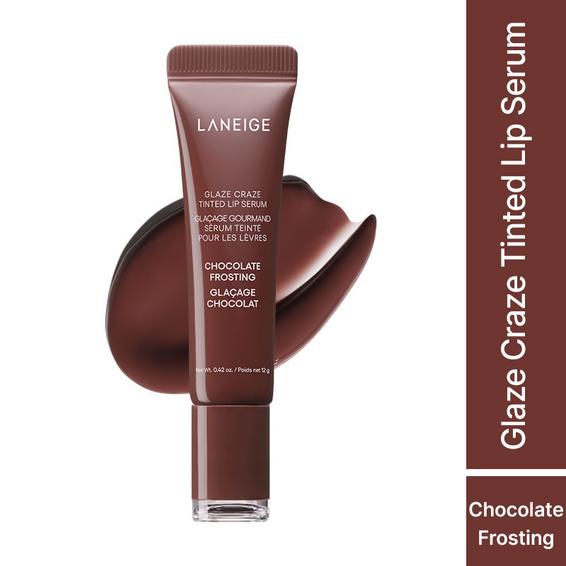 Laneige Glaze Craze Tinted Lip Serum - Chocolate Frosting | Grocsy
