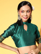 Saree Mall Ethnic Motifs Saree With Woven Design Border | Grocsy