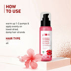 Plum Hibiscus & Ceramides Smoothing Hair Serum | Grocsy