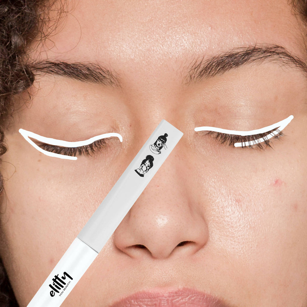 Elitty Eye Gotta Feeling - Pop Eyeliner Matte -Moon Child- White | Grocsy