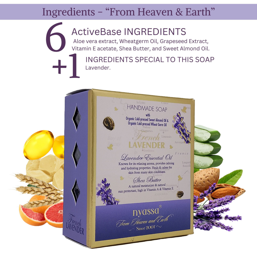 Nyassa Luxurious French Lavender Handmade Soap | Grocsy