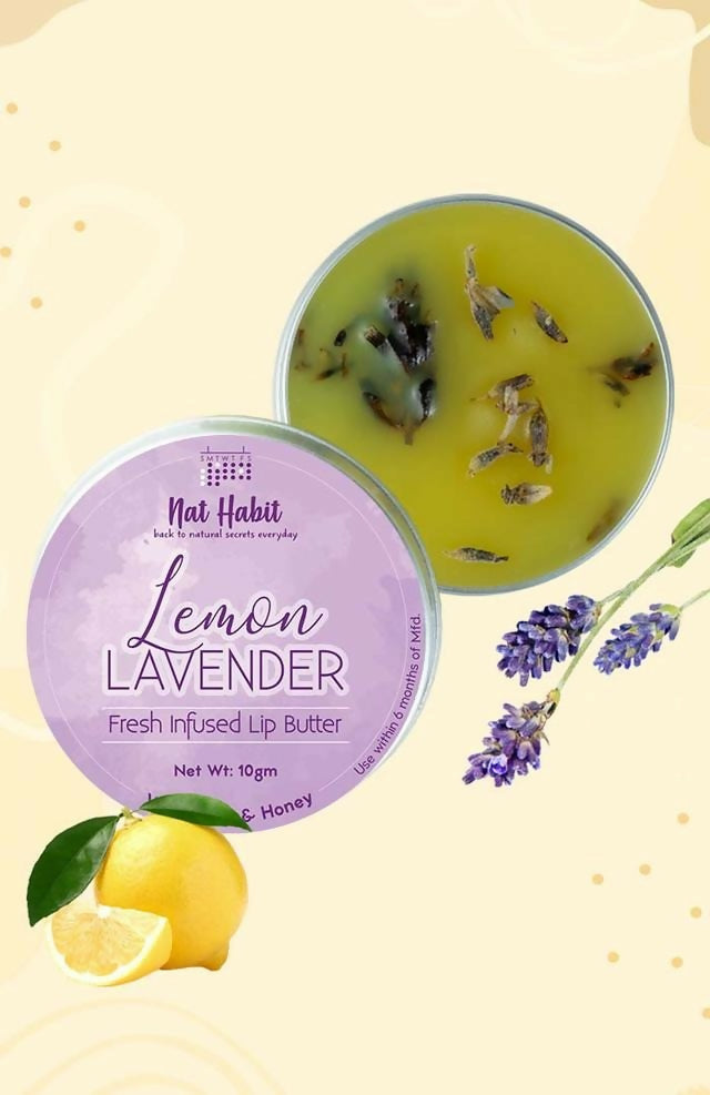 Nat Habit Lemon Lavender Lip Butter | Grocsy