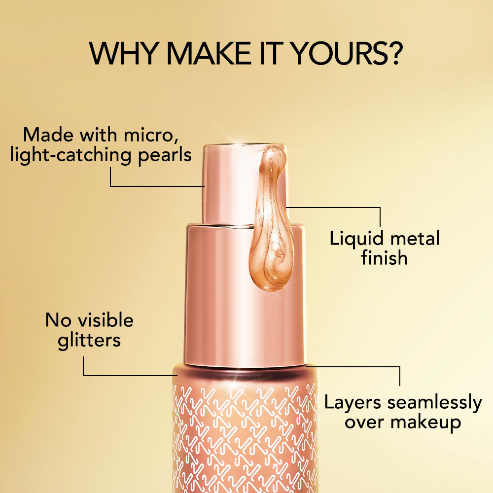 Kay Beauty By Katrina Kaif Hyper Gloss Liquid Luminizing Highlighter - Sparkling | Grocsy