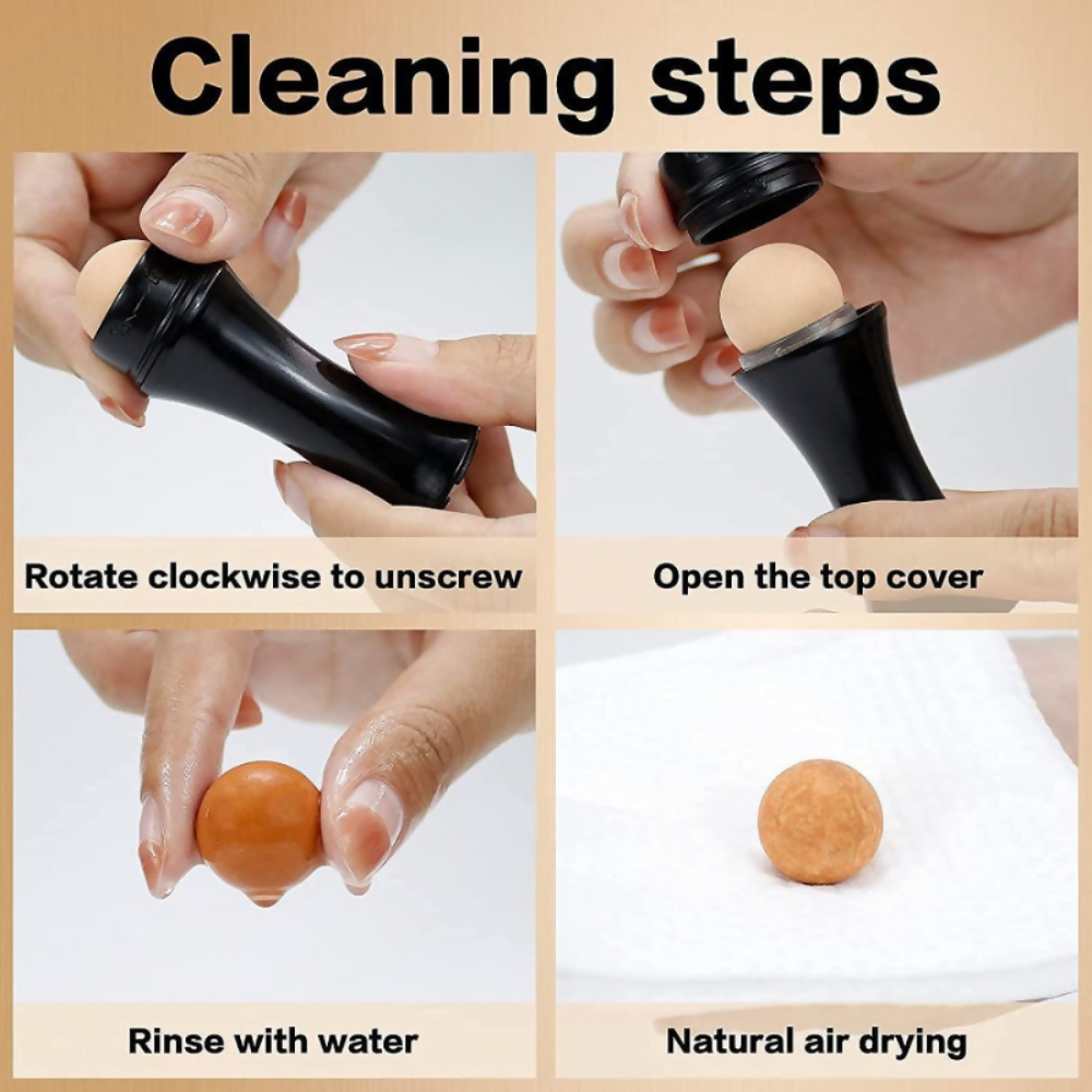 Bronson Professional Oil Absorbing Volcanic Face Roller | Grocsy