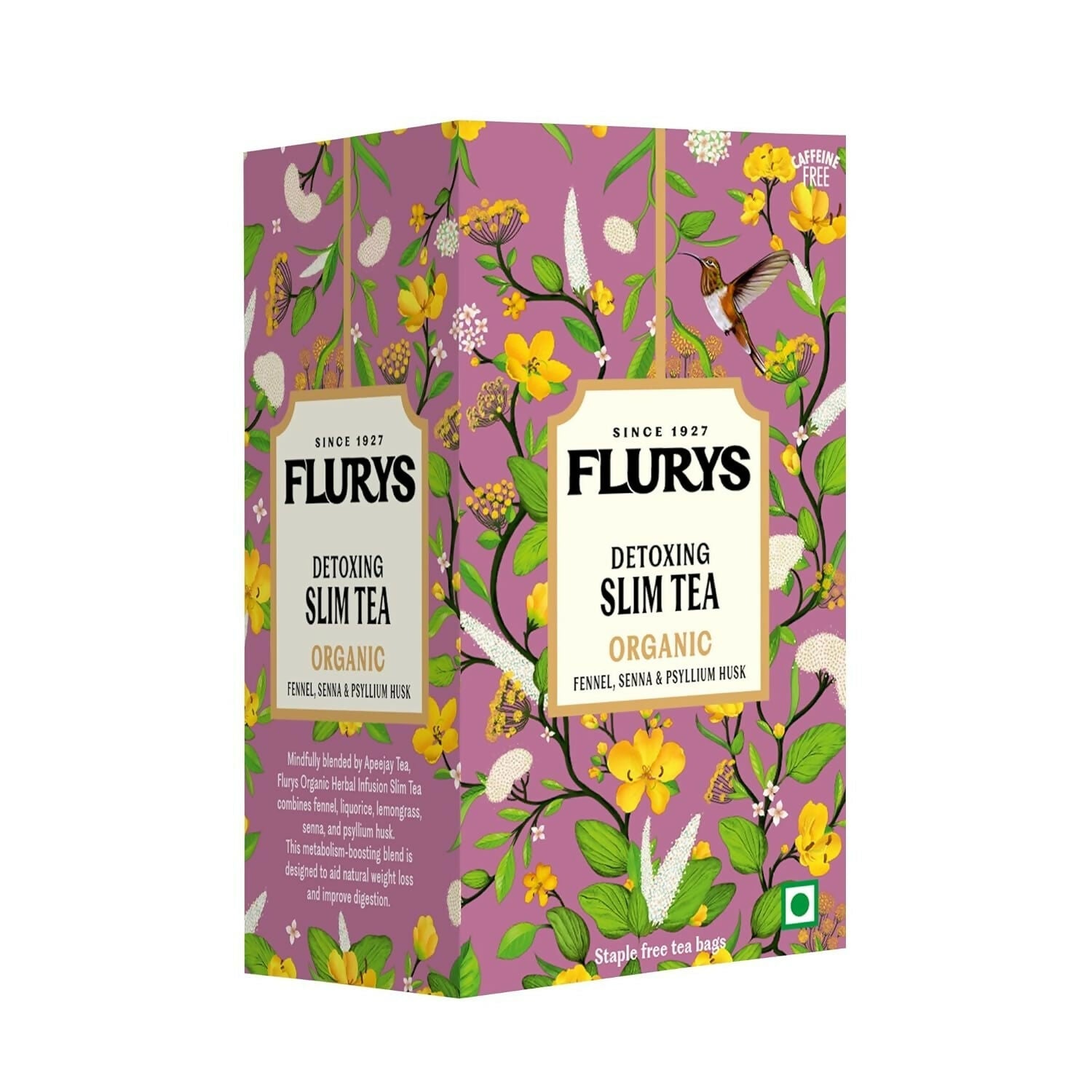 Flurys Slim Tea – Detoxing Organic Herbal Tea with Fennel | Grocsy
