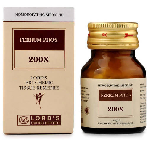 Lord's Homeopathy Ferrum Phos Biochemic Tablets | Grocsy
