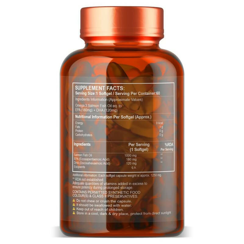 Nutrafirst Salmon Fish Oil Capsules | Grocsy