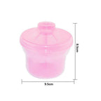 Safe-O-Kid Bpa Free Portable Milk Powderfood Storage Box For Baby, Pink | Grocsy