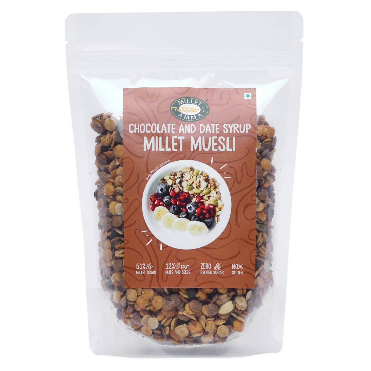 Millet Amma Chocolate Muesli | Grocsy