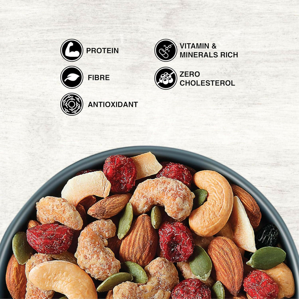 Pureheart Nutmix Salt & Sweet Dry Fruits Mix | Grocsy