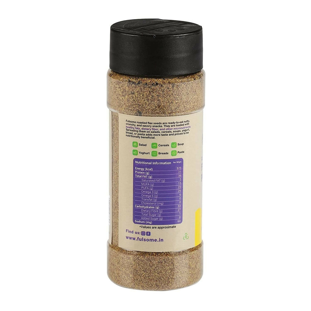 Fulsome Roasted Flax Seeds Powder - Lemon Roasted | Grocsy