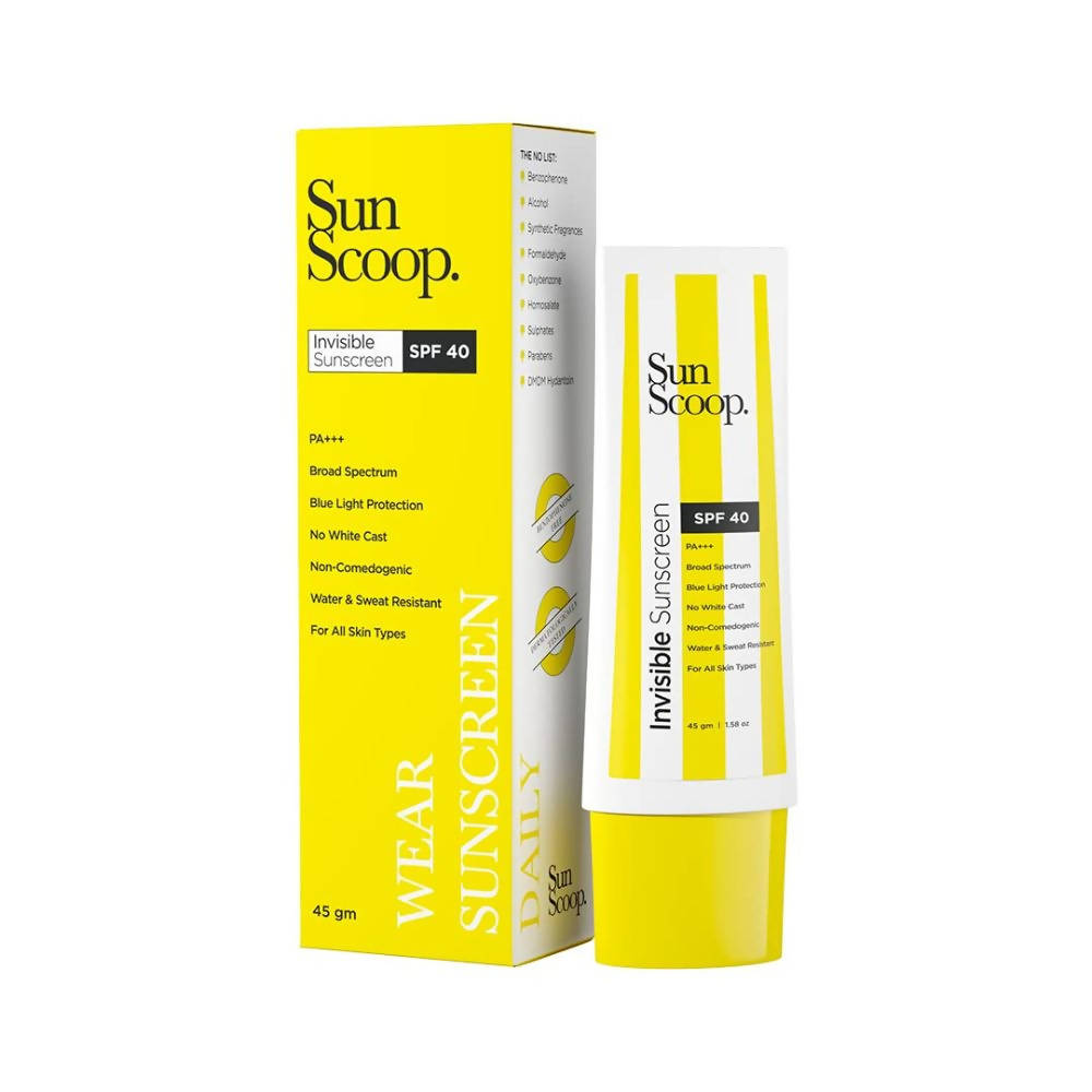 Sun Scoop Invisible Sunscreen SPF 40 | Grocsy