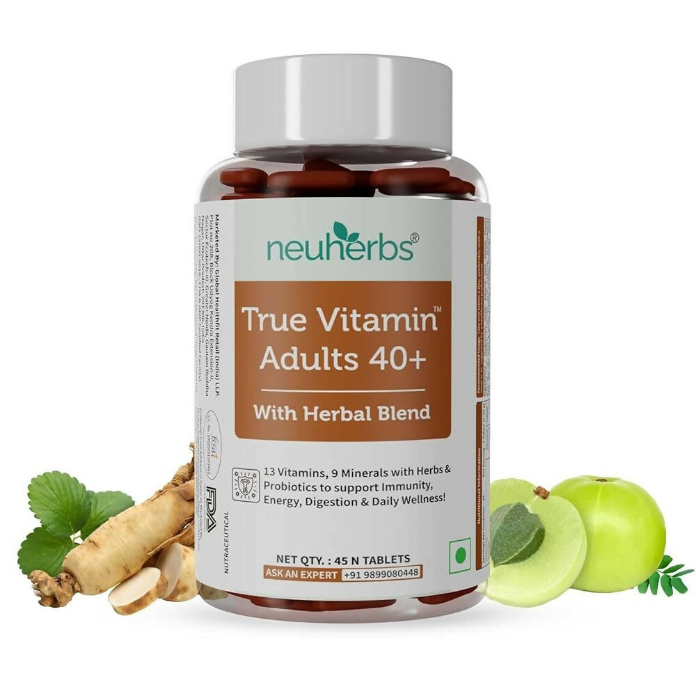 Neuherbs True Vitamin Adult 40+ Tablets | Grocsy