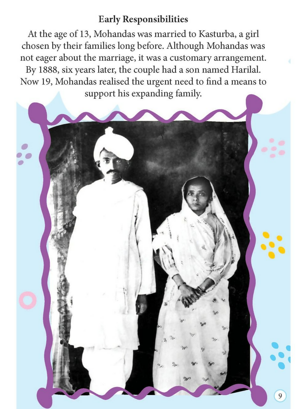 Dreamland Publications Mahatma Gandhi Icons of Inspiration Illustrated Biography For Kids | Grocsy