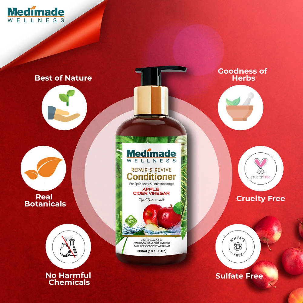 Medimade Wellness Repair & Revive Conditioner With Apple Cider Vinegar | Grocsy