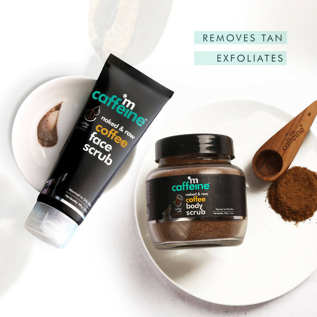 mCaffeine Exfoliation & Tan Removal Combo | Grocsy