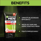 Garnier Men Acno Fight Facewash For Pimple And Acne Prone Skin | Grocsy