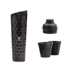 Vaya Drynk Stainless Steel Water Bottle Tumbler for Office - 600ml (Black) | Grocsy