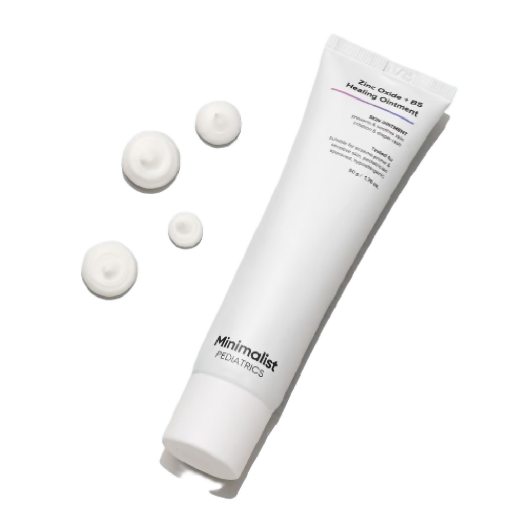 Minimalist Baby Rash Cream Zinc Oxide + B5 Healing Ointment For Drool & Diaper Rash | Grocsy