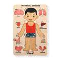 Nesta Toys Human Body | Internal Organs Wooden Puzzle | Grocsy