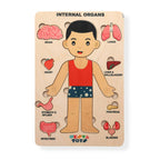 Nesta Toys Human Body | Internal Organs Wooden Puzzle | Grocsy