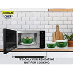 Urban Chef Mixing Bowl Set of 3 Stainless Steel - Green | Grocsy