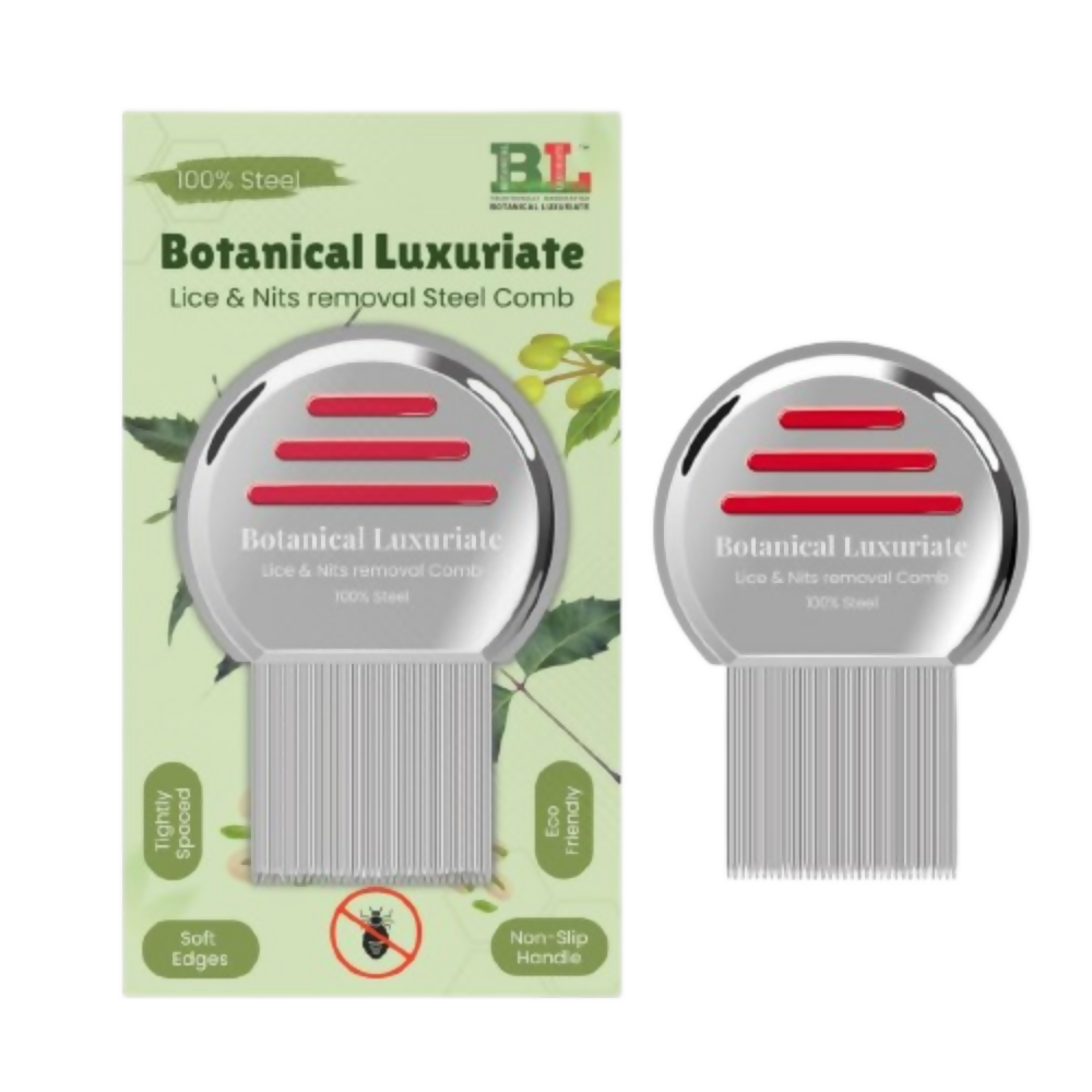 Botanical Luxuriate Lice and Nit's Removal Comb - Red | Grocsy