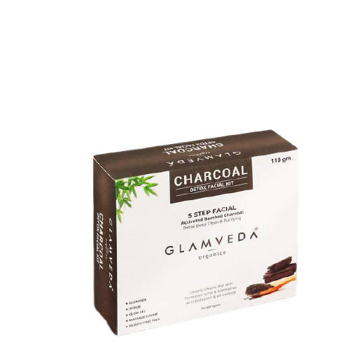 Glamveda Charcoal Purifying & Detox Facial Kit | Grocsy