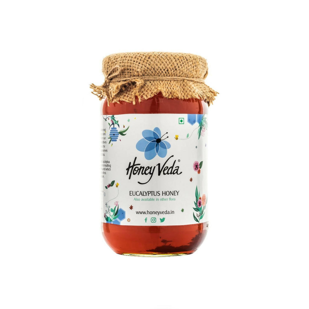 HoneyVeda Premium Raw Eucalyptus Honey
