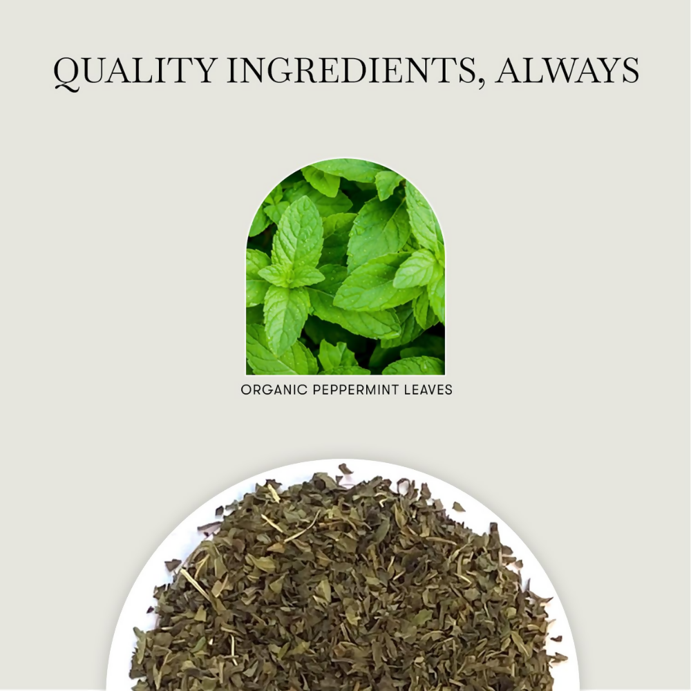 Luxmi Estates Pure Peppermint Organic Herbal Infusion | Grocsy