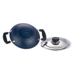 Vinod Zest Non Stick Appachetty with Lid | Grocsy