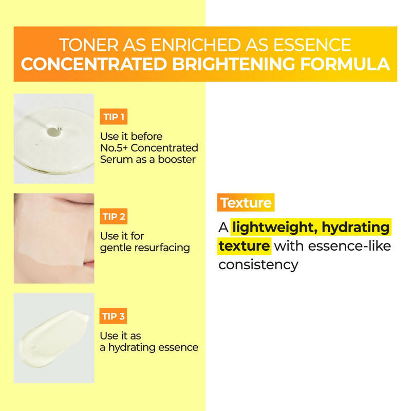 Numbuzin No.5 Vitamin Boosting Essential Toner | Grocsy